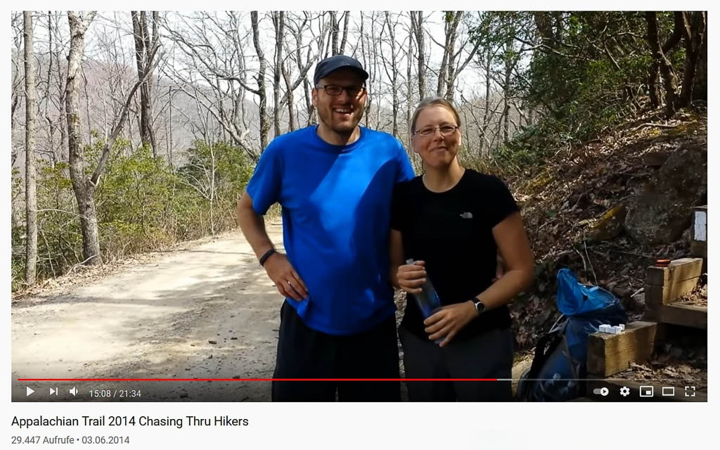 Appalachian Trail: 25. Video-Interview mit Mark und Antje