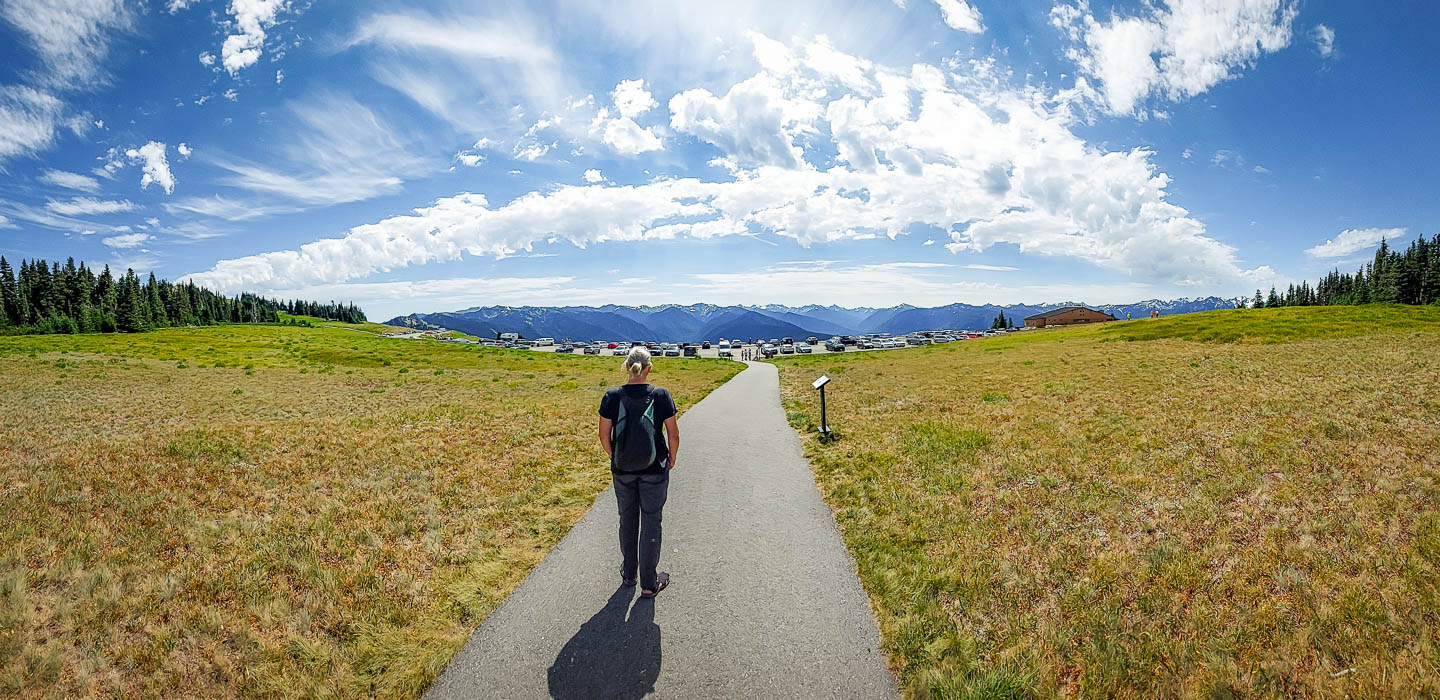 Olympic National Park: 1. Dungeness Spit, Soleduck Trail und Hurricane Ridge