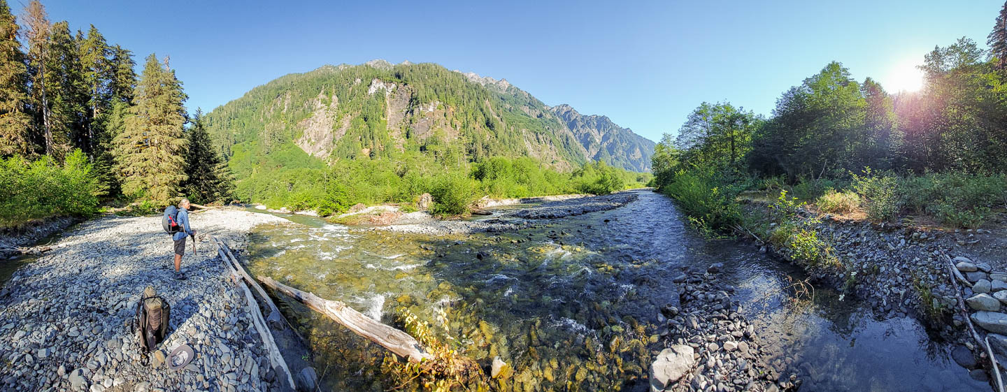 Olympic National Park: 5. Zwei Tage Wandern im Enchanted Valley